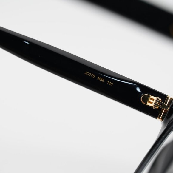 Jimmy Choo JC276 0NS8 00 Eyeglasses Black Glitter 52mm Rectangle Frame - Picture 6 of 10